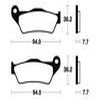 plaquettes frein ma171 AVANT burgman 125 02 ma171