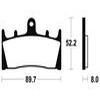 plaquettes frein ma186 etriers jaybrake ma186