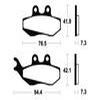 plaquettes frein ma189 AVANT scooter gilera 98 01 AVANT dt50r 04 ma189