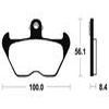 plaquettes frein ma203 AVANT w650 99 ma203