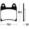 plaquettes frein ma206 AVANT rs250 97 02 ma206