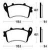 plaquettes frein ma222 AVANT fes125 pantheon 1998 2002 ma222