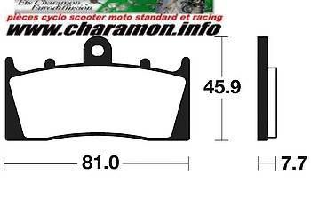 plaquettes frein ma243 AVANT zrx400 98 ma243 - Image 1