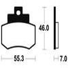 PLAQUETTES FREIN MA276 ARRIERE KYMCO 250 GRAND DINK