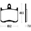 plaquettes frein ma282 AVANT zx9r 02 AVANT z1000 03 04 ma282