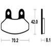 plaquettes frein ma292 AVANT laverda 125 150 200 01 ma292
