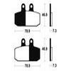 plaquettes frein ma293 AVANT atlantic 500 02 ma293