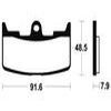 plaquettes frein ma295 AVANT buell 02 05 ma295