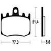 plaquettes frein ma296 AVANT bmw 01 05 ma296