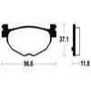 plaquettes frein ma312 yp400 majesty 04 xp500 t max 04 ma312