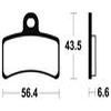 plaquettes frein ma315 gasgas 50 125 250 280 trial ma315