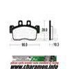 plaquettes frein ma375 cygnus 10 mbk flame 10