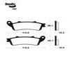 plaquettes frein mr380 gl1800 gold wing 01 07