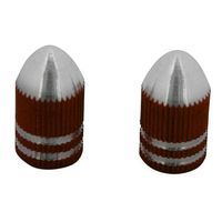 BOUCHON DE VALVE VICMA OBUS RAINURE ROUGE X2