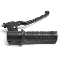 POIGNEE DE GAZ CYCLO TOMMASELLI POUR CIAO PX AVEC LEVIER ALU NOIR