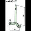 Té de fourche inférieurMALAGUTI F12 F15 0 32mm BUZZETTI REF: 19