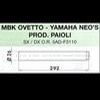 Jeu tube de fourche MBK ovetto yamaha néos PAIOLI