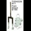 Fourche BUZZETTI PIAGGIO Typhoon Ntt Hydrauliquedoub amortis d