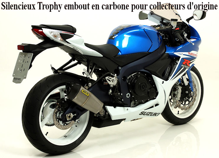 pot d'échappement silencieux Arrow Suzuki GSX R 750 i.e 2011 et  - Image 3