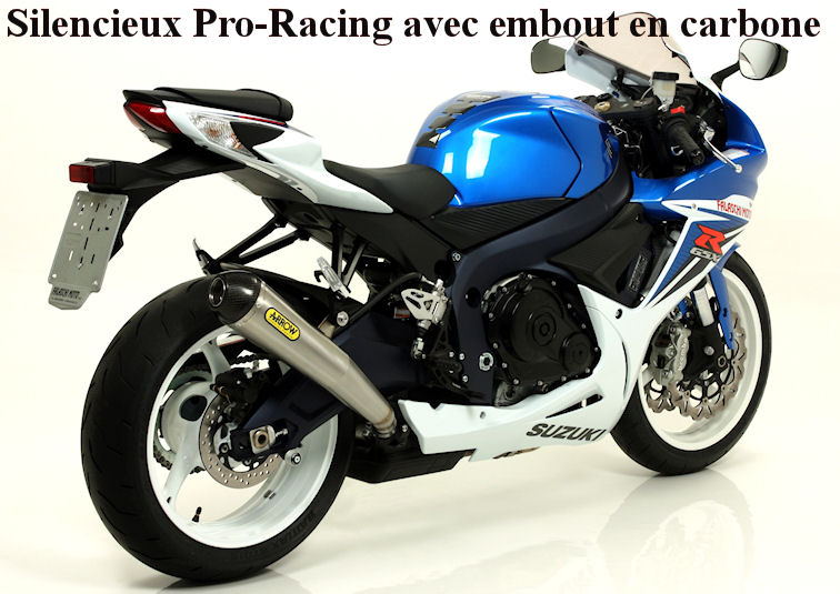 pot d'échappement silencieux Arrow Suzuki GSX R 750 i.e 2011 et  - Image 4