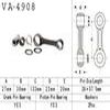 KIT BIELLE POUR JH750 1995 99 JT750 1995 98 ET JS750 1995 00 JT