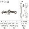 KIT BIELLE POUR RM250 1992 95 ET RMX250 1989 00 RMX250 89 00 r