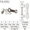 KIT BIELLE POUR WJ500 1987 90 ET WR500 1987 93 WR500 87 93 réf
