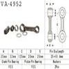 KIT BIELLE POUR YAMAHA 650 1100 1991 99 1991 1999 réf VA 4952