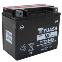 BATTERIE 12V 10Ah YUASA YTX12 BS SANS ENTRETIEN POUR PIAGGIO 125 HEXA