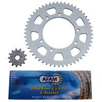 KIT CHAINE AFAM POUR GILERA RCR 2003 > 2005 420 13x53 DEMUL