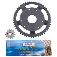 KIT CHAINE AFAM POUR DERBI SENDA SM RACER 2002 > 2003 420 13 - Image 1