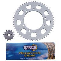 KIT CHAINE AFAM POUR DERBI SENDA X TREM 2002 > 2005 420 13x53