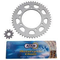 KIT CHAINE AFAM POUR X.LIMIT 2003 > 2006 420 11x50 DEMULTIP