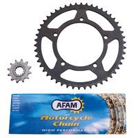 KIT CHAINE AFAM POUR X.LIMIT SM 2002 420 12x50 DEMULTIPLICAT