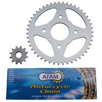 KIT CHAINE AFAM POUR XPOWER 2000 > 2002 420 12x47 DEMULTIP