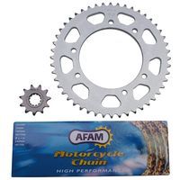 KIT CHAINE AFAM POUR RIEJU SMX MRX 2003 > 2004 420 11x48 DE