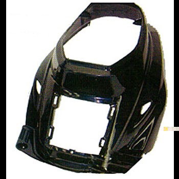 Coque ARRIERE MBK Booster YAMAHA Bw's Noir à peindre type Origine