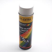 BOMBE DE PEINTURE MOTIP PRO ACRYLIQUE BRILLANT BLANC spray 500ml