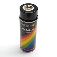 BOMBE DE PEINTURE MOTIP PRO METAL NOIR spray 400ml 04049