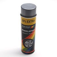 BOMBE DE PEINTURE MOTIP PRO JANTES ARGENT spray 500ml 04007