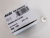 RONDELLE PLATE ACIER STANDARD D 6 x 12 x100