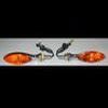 Clignotants Type DOIGT Corps Zinc Coloris: Chrome NON HOMOLOGUE