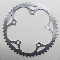 PLATEAU 50DTS D 130 shimano EXTERIEUR ARGENT ALU MICHE 5 ATTACHES