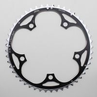 PLATEAU 48DTS D 130 shimano EXTERIEUR NOIR ALU MICHE 5 ATTACHES