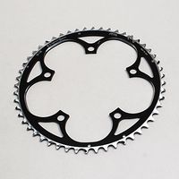 PLATEAU 51DTS D 130 shimano EXTERIEUR NOIR ALU MICHE 5 ATTACHES