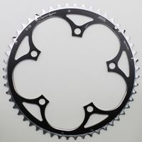 PLATEAU 52DTS D 130 shimano EXTERIEUR NOIR ALU MICHE 5 ATTACHES