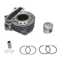 CYLINDRE SCOOT P2R ALU CHEMISE FONTE POUR SCOOTER CHINOIS 50CC 4T KYM