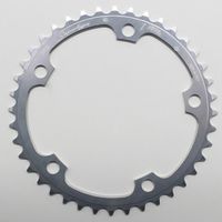 PLATEAU 40DTS D 130 shimano INTERIEUR ARGENT ALU MICHE 5 ATTACHES