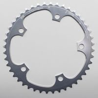 PLATEAU 44DTS D 130 shimano INTERIEUR ARGENT ALU MICHE 5 ATTACHES