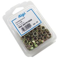 ECROU ALGI D 7 TETE 6 PANS ACIER BLISTER DE 50